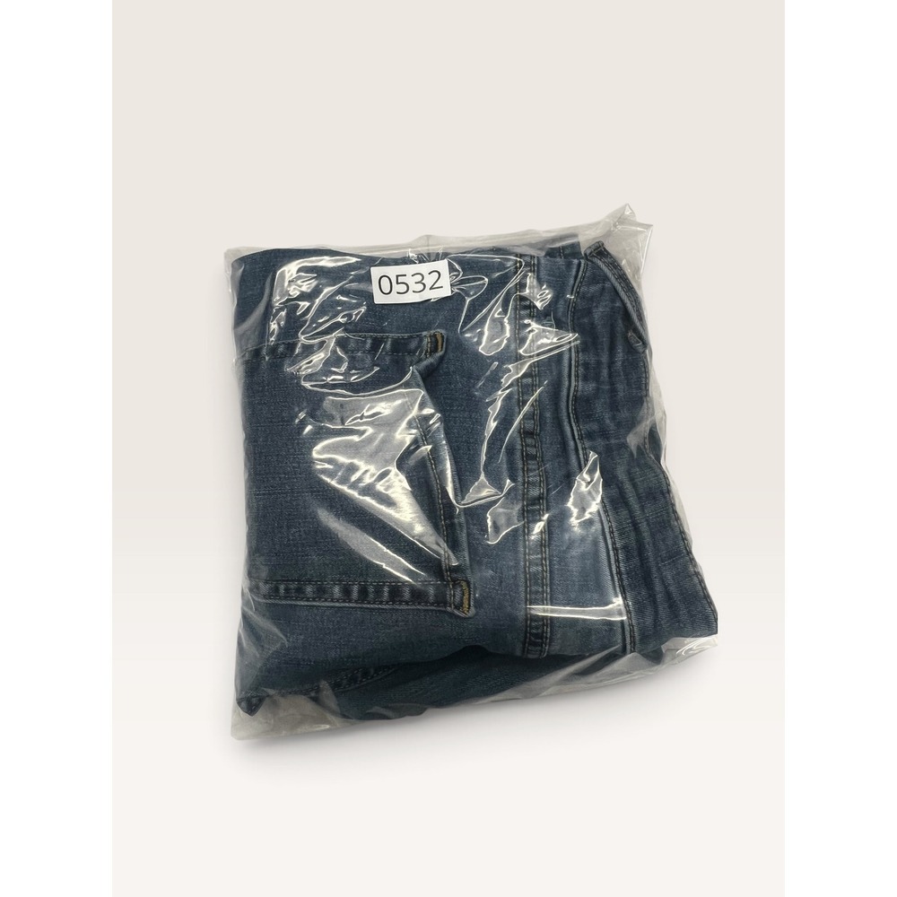 Time and Tru Womens Jeans Size 12 Short Medium Wash Straight Leg Stretch Denim - Picture 6 of 6